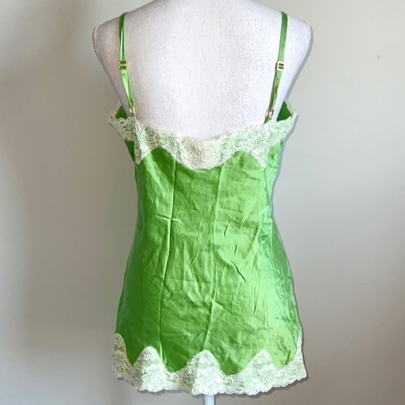 Express Y2K Silk Garden Mini Slip Dress - Picture 4 of 6